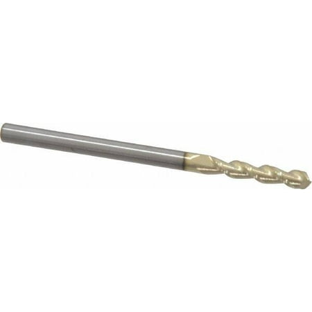 

Accupro 1/8 5/8 LOC 1/8 Shank Diam 2 OAL 2 Flute Solid Carbide Square End Mill Single End ZrN Finish Spiral Flute 45° Helix Centercutting Right Hand Cut Right Hand Flute