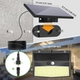 thumbnail image 2 of Luz de calle ajustable de la luz solar dividida del sensor del cuerpo humano del LED para el jardín del patio, 2 of 7