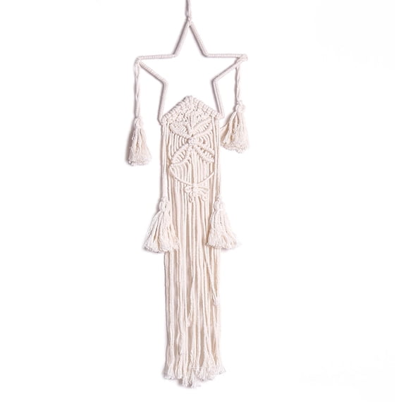 ZPAQI Tassel Tapestry Boho Wall Hanging Decor Wall Art Decorations for Bedroom