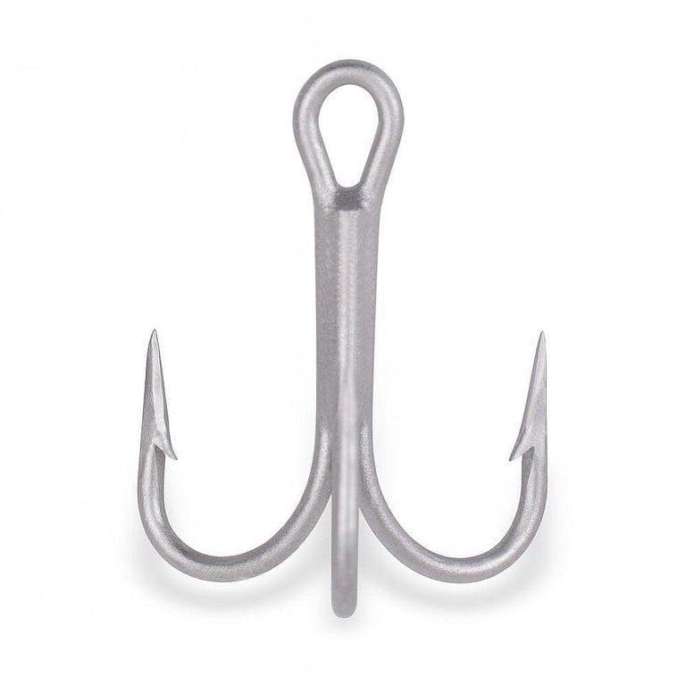 Mustad 7794-DS-8-25 Treble Hook - 3X Strong, Short Shank, Durasteel Size 8