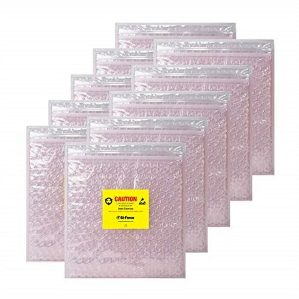anti static bubble bags, resealable static shielding bag, reusable for