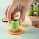 thumbnail image 4 of Juego de formas de cortadores de frutas y verduras para galletas, mini molde para galletas, cortadores de sándwich para hornear para niños, caja Bento y herramientas de decoración de alimentos, 4 of 5