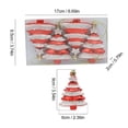thumbnail image 3 of Clearance! Christmas Ball Shape Christmas Tree Decoration Props Christmas Pendant Plastic Ball Painted Christmas Tree, 3 of 5