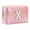 X, variant on Large Capacity Embroidered Alphabet Cosmetic Organizer Travel Toiletry Storage Pouch Clutch Handbag