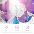 thumbnail image 4 of EeaseMX 1 juego de guirnalda de globos morados para fiestas, bodas, cumpleaños, baby shower., 4 of 8
