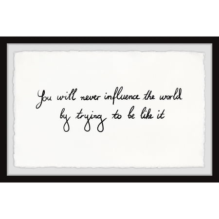 Framed Wall Art Print - Inspirational Quote Canvas - Home Decor for Living Room Office Bedroom
