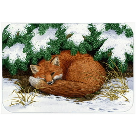 Caroline S Treasures Naptime Fox Kitchen Bath Mat