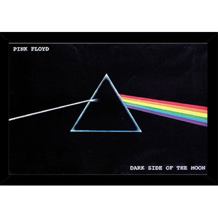 UPC: 0650470892249 | Pink Floyd Dark Side Poster in a Black Poster Frame (24×36)