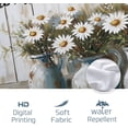 thumbnail image 4 of Farmhouse Daisy Shower Curtain Rustic Country Floral Vase Shower Curtain Bathroom Decor Polyester Fabric-72" x 72", 4 of 6