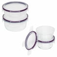 thumbnail image 3 of Snapware Total Solution Pyrex Glass & Plastic Food Storage 8-pc Round Set | 1116074 |, 3 of 3