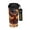 Cup lid black, variant on 500ml Double-Wall Vacuum Insulated Tumblers Stainless Steel Coffee Tumbler with Ceramic Coating A Mythical Deer