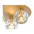 thumbnail image 4 of Lámpara de techo Elegant Lighting Graham 3-Light Gold, 4 of 8