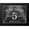 thumbnail image 2 of Perrenoud, Aubree 18x15 Black Modern Framed Museum Art Print Titled - Movie Theatre, 2 of 5