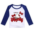 thumbnail image 2 of Hello Kitty-Camiseta estampada de algodón para niños, camiseta básica de manga larga a la moda para primavera y otoño, Top informal deportivo para niños, 2 of 5