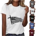thumbnail image 1 of Fiudx Ofertas Flash Del Día Solo En Línea Camisas de Manga Corta para Mujer, Estilo Independiente, para Mujer, 1 of 4