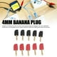 thumbnail image 3 of 10 Conectores Banana de Latón Chapado en Oro de 4 mm, 32 A, de Conexión ráspida, compatibles con Disco Instrumumumentos de PrueBa., 3 of 7