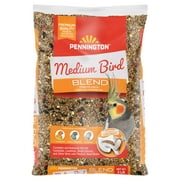 Pennington Medium Bird Blend Bird Food for Cockatiels, Love Birds; 3 lb Bag