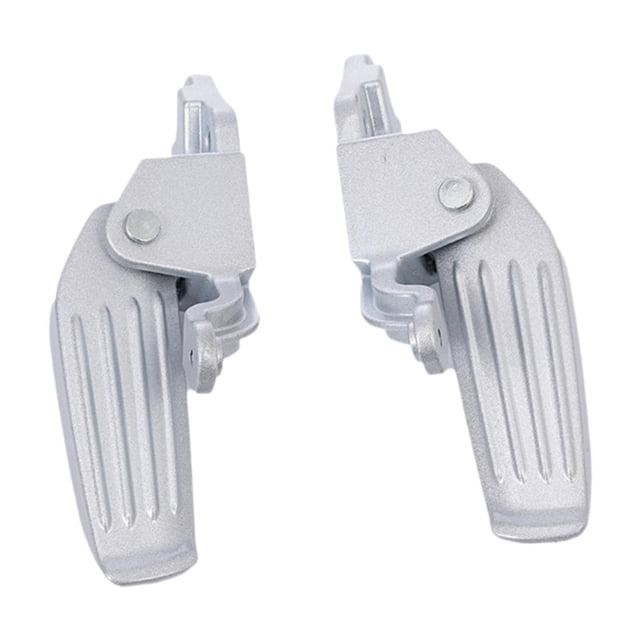 Estriberas de motocicleta de aleación de aluminio antideslizantes multifunción de fácil instalación y actualización de pedales traseros plegables para