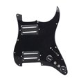 thumbnail image 1 of Bunblic Electric Guitars Pickguard Pickup Assembly Scratchplate Practical Sturdy Prewired Pickguard for ST Electric Guitars Accessory Black, 1 of 8