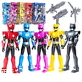thumbnail image 2 of Transformers-juego completo de figuras de acción de Transformers, juguete con deformación de sonido y luz, con pistola de luz, con figuras de acción de la fuerza MINI Fivean unisex, 2 of 2