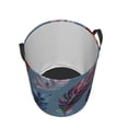 thumbnail image 4 of YFYANG Waterproof Laundry Hamper, Retro Feather Pattern Laundry Basket Oxford Fabric with Handle Foldable, S, 4 of 8