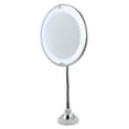 thumbnail image 3 of 360 Degree Rotating 10X Magnifying Makeup Mirror with Suction Cup and LED Light, 3 of 5