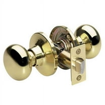 Master Lock BCO0403 Polished Brass Biscuit Passage Entry Door Knob