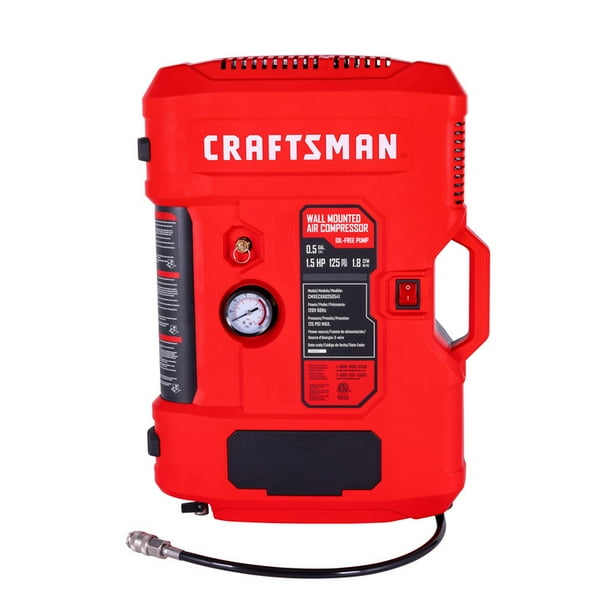 Compresor Pared Craftsman S/Aceite 0.5GAL 1.5HP 0250541