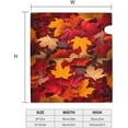 thumbnail image 5 of Fall Maple Leaves Mailbox Covers, Magnetic Post Box Cover Wraps Standard Size 21x18 in for Garden Yard Decor, 5 of 7