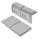 thumbnail image 3 of Juego de rodilleras para baño de bebé con reposabrazos, almohadilla de secado rápido, soporte para codos para bañera grande con organizador de juguetes, 3 of 9