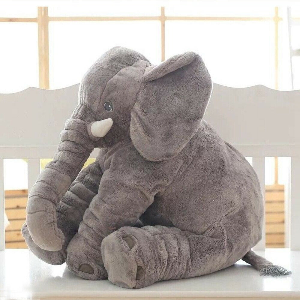 Elephant Plush Toys Cartoon Animal Soft Stuffed Dolls Back Support Pillow Great  Elephant Gifts For Girls Boys Adults Funny 