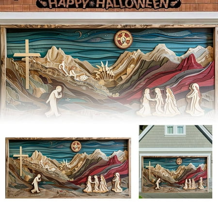 

Hot Sale Halloween Scare Up Some This With Our Garage Banner: A Must Have For Any !