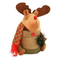 thumbnail image 2 of Edgergery Christmas Candy Tin for Christmas Eve,Elk Xmas Cartoon Flax Candy Box,Christmas Eve Apple Box,Christmas Container Chocolate Storage Box,Christmas Clearance, 2 of 5