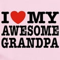 thumbnail image 2 of CafePress - I Love My Awesome Grandpa Infant Bodysuit - Baby Light Bodysuit, Size Newborn - 24 Months, 2 of 4