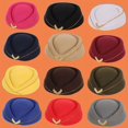 thumbnail image 2 of Boina retro de azafata, gorro de lana tipo pintor versátil para otoño e invierno para mujer, 2 of 6