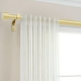 thumbnail image 4 of 32"-168" Curtain Rods,1 inch Diameter Single Curtain Rod Set,Heavy Duty Curtain Rods with Aluminium Finials,Gold, 4 of 12