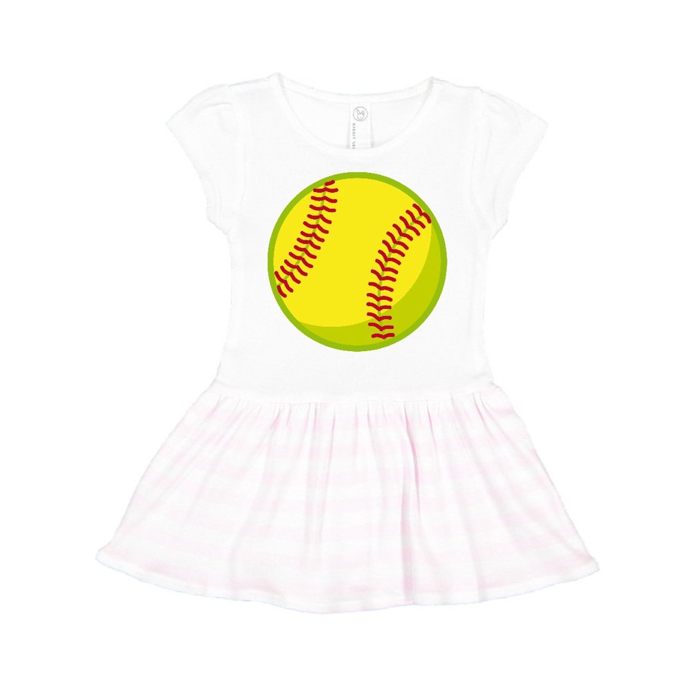 INKtastic Softball Toddler Dress