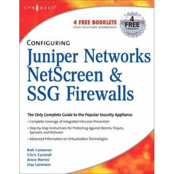 Pre-Owned Configuring Juniper Networks Netscreen and Ssg Firewalls (Paperback) 1597491187 9781597491181