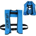 thumbnail image 2 of Life Jacket, Automatic Inflatable Life Jacket Vest, Adult Life Vest Water Sports Fishing Kayak Boating Jacket Life Jacket, Automatic and Manual Fast Inflation in 3-5 Seconds, CE Approved, 2 of 7