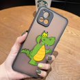 thumbnail image 3 of Matte Case for VIVO Y93 Y91C Y91 Y85 Y77 Y76 Y75 Y73 Y72 Y71 Y53 Y52S Y50 Y35 Y22 4G 5G Case Funda Shell Cute Cartoon Crocodile, 3 of 5