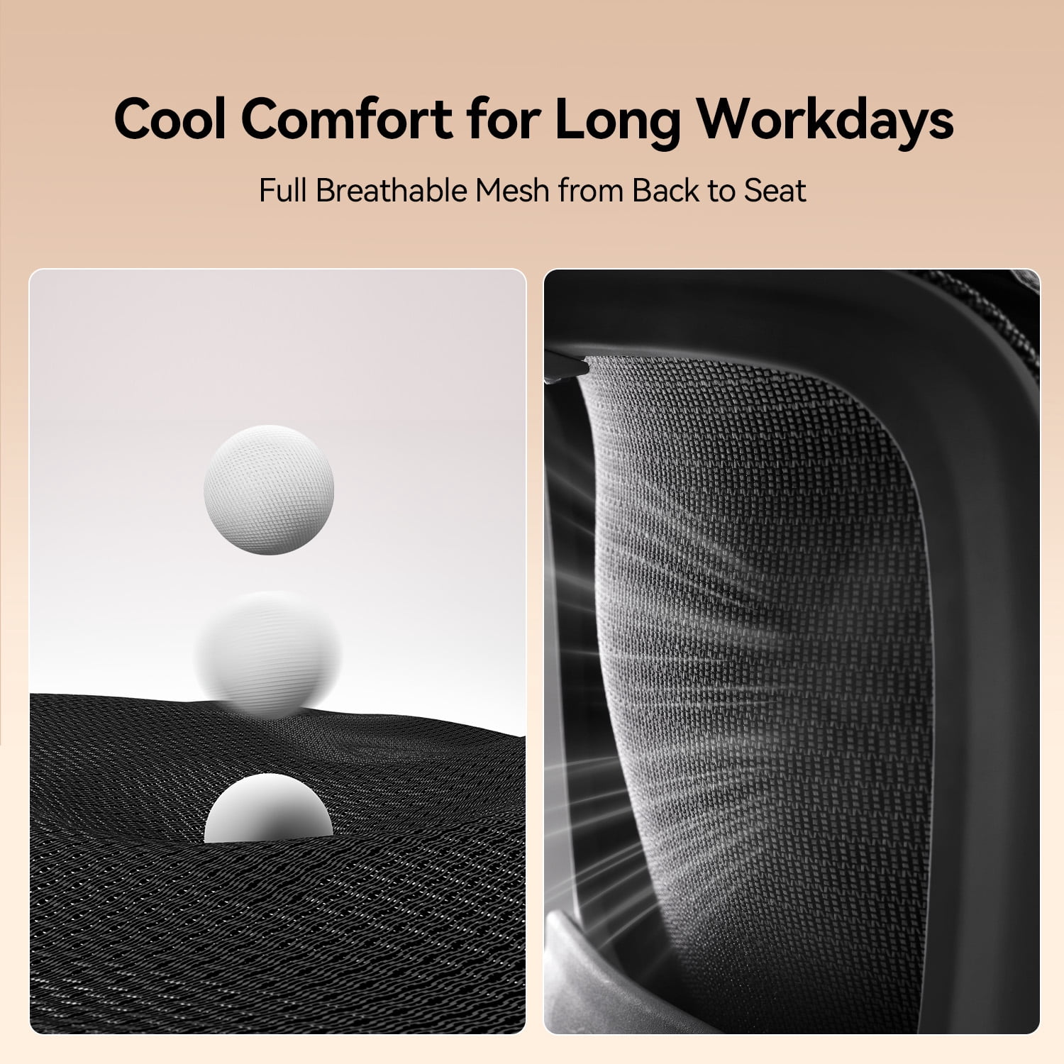 SIHOO B100 Ergonomic Office Chair, Task Chair with Zoned Back Support, 2D Wide Headrest Study Chair for Teenager, High Back Executive Chair for Home Office, Black, 300lbs