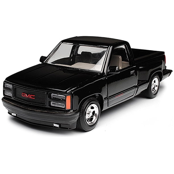 MOTORMAX, GMC Sierra GT Pickup Truck Model, 1/24 Diecast, Black
