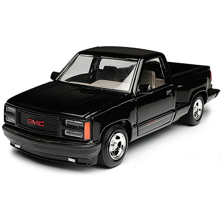 モーターマックス 1/24 1992 GMC シエラ GT PICKUP BLK 1992 GMC Sierra GT Black Pickup Truck 1/24 Diecast Model by