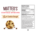 thumbnail image 5 of Matteo's Sugar Free Coffee Syrup, Cookie Dough, 750mL, 0 Calories, 0 Sugar, (Single Bottle), 5 of 5