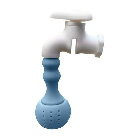 

Grandest Birch Faucet Tap Design Silicone Tea Infuser Leaf Strainer Filter Diffuser Drink Tool Faucet Shape Easy to Use Durable Ec
