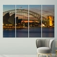 thumbnail image 3 of View Artwork, Cityscape Canvas Gift, Sydney Poster, Royal Botanic Garden, Sydney Landscape 3D Canvas, Sydney View Canvas Gift, Canvas Wall Decor - Gold Framed, 3 of 9