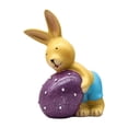 thumbnail image 2 of Wooowa Easter Cute Bunny Egg Figurine Set, Colorful Spring Bunny Ornament, Festive Easter Holiday Home & Party Tabletop Decor, 2 of 6