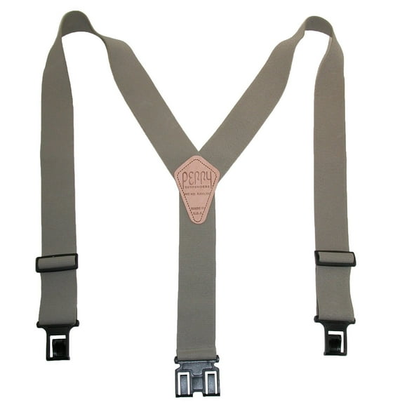 Perry Products SN200 Men's Clip-On 2-in Suspenders - Tan, Regular