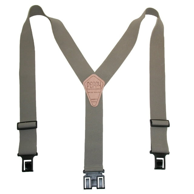 Perry Products SN200 Bretelles à Clip 2 Po pour Hommes - Beige, Grand