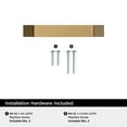 thumbnail image 3 of Amerock Evolve 3 inch Center-to-Center Champagne Bronze Cabinet or Furniture Pull, 25 Pack, 3 of 4